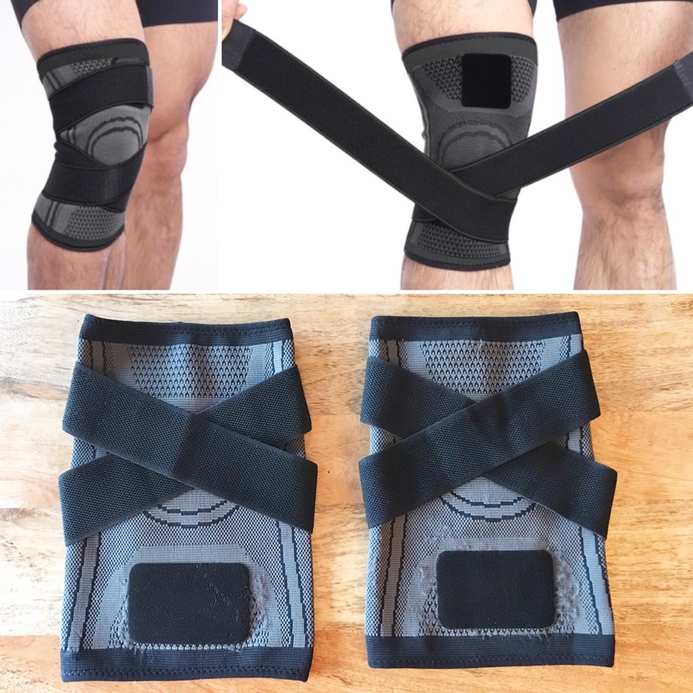 Knee Fit adjustable support compression pad sleeve
